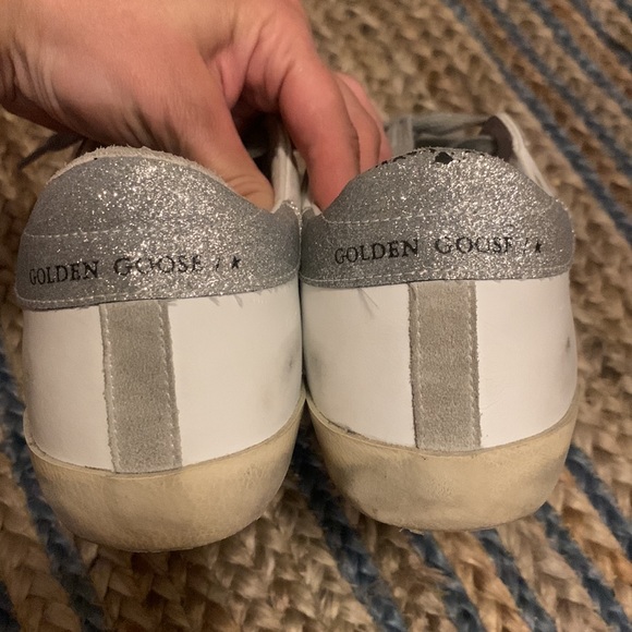 White and Grey Golden Goose sneakers - Picture 3 of 8